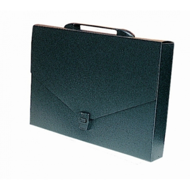 MALETIN PRYSE PLASTICO NEGRO ANCHO 40*26*7 4160016