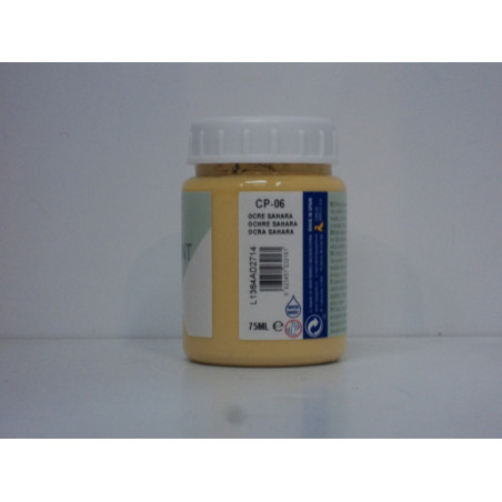 PINTURA PAJARITA CHALK PAINT BOTE 75ML CP-06 OCRE SAHARA UNIDAD 103216