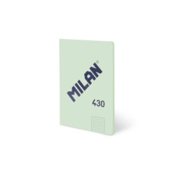 LIBRETA A5 MILAN ENCOLADA 48H CUADRO 5*5 95G 430 SINCE 1918 VERDE 57253G48GR UNIDAD