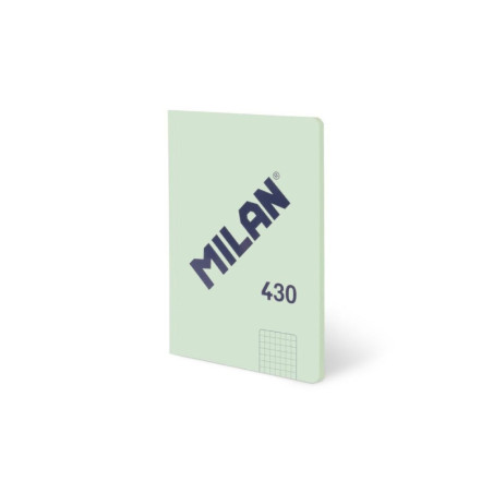 LIBRETA A5 MILAN ENCOLADA 48H CUADRO 5*5 95G 430 SINCE 1918 VERDE 57253G48GR UNIDAD