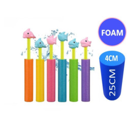 PISTOLA AGUA BISMARK BEACH 25CM+4CM PECES SURTIDOS 381682 UNIDAD