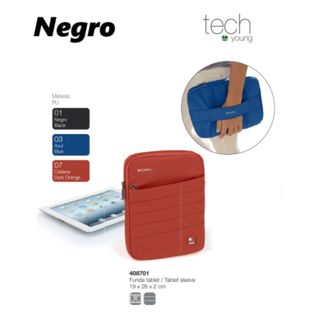 FUNDA TABLET 10" GABOL17 BUSINESS TECH NEGRO 408701