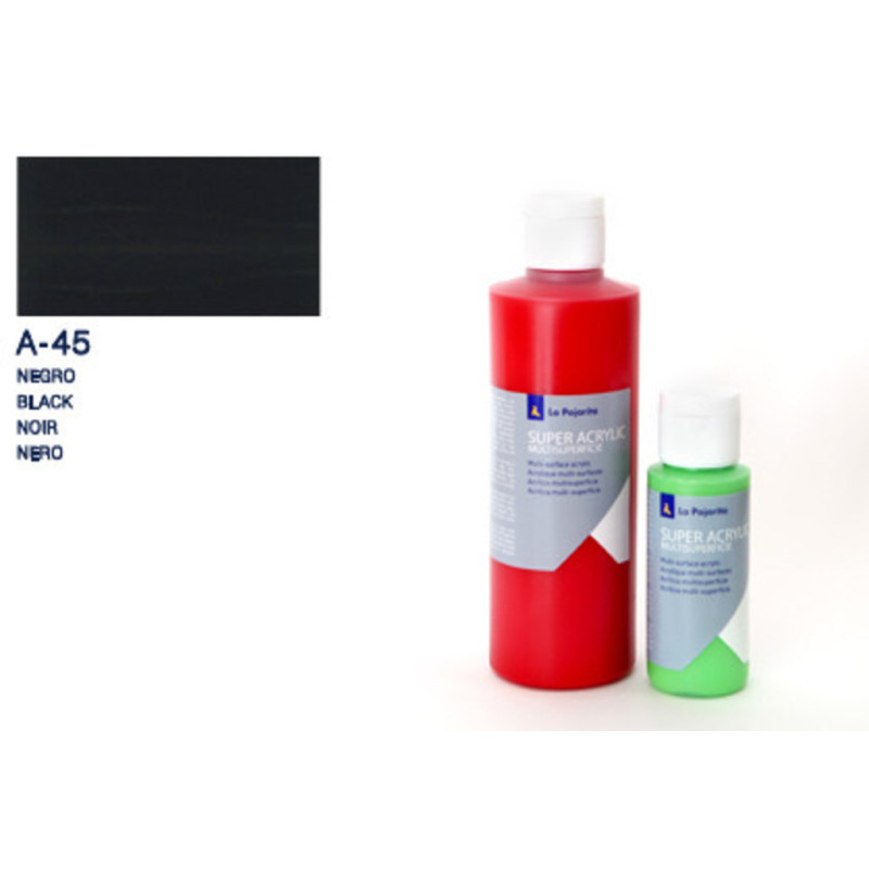 PINTURA ACRILICA BOTE 60ML A-45 NEGRO 181976 UNIDAD