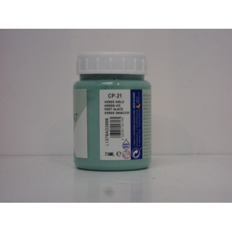 PINTURA PAJARITA CHALK PAINT BOTE 75ML CP-21 VERDE HIELO UNIDAD 104716