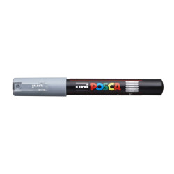 MARCADOR UNI-BALL POSCA PC-1M. PUNTA FINA 0,7MM GRIS -37-