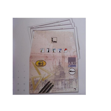 PAPEL PACSA ART MINIPACK 140G A-4 21*29,7 REC 10H+2H 18842