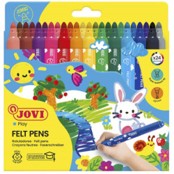 MARCD.ES COLORES GRUESOS CJ.24u. MAXI JOVI 1724
