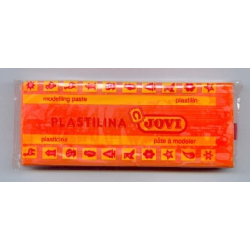 PLASTILINA JOVI 71/04 MEDIANA NARANJA UNIDAD