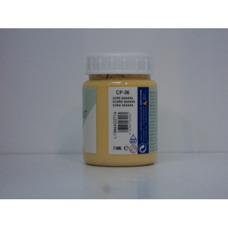 PINTURA CHALK PAINT BOTE 75ML CP-06 OCRE SAHARA UNIDAD 103216
