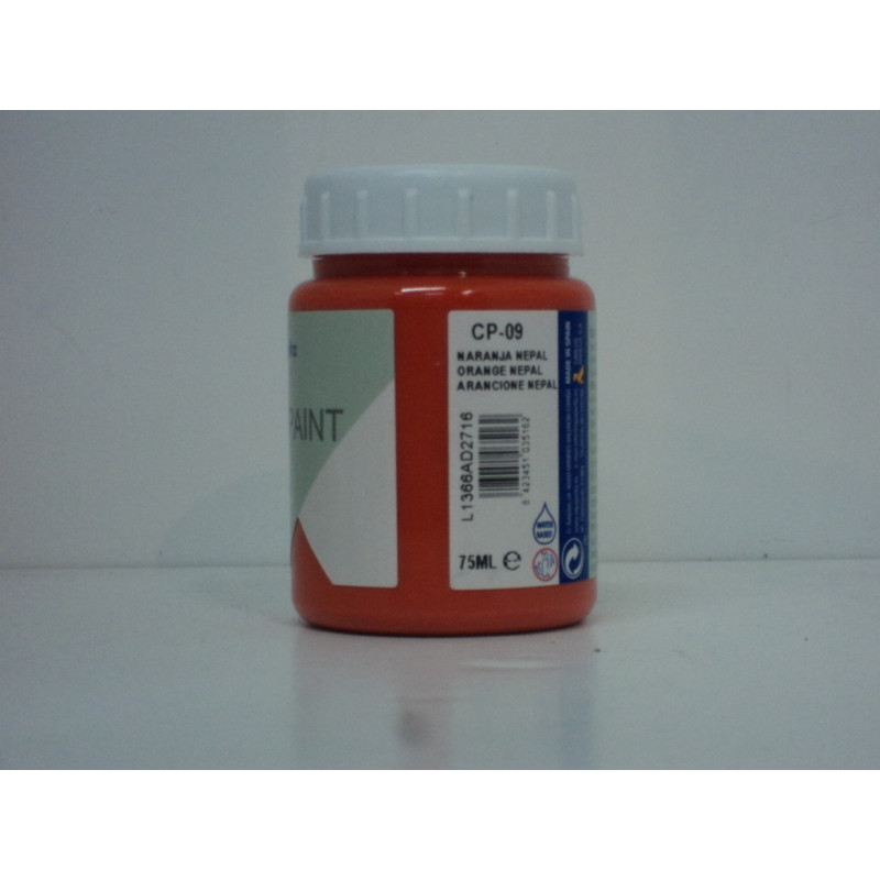 PINTURA CHALK PAINT BOTE 75ML CP-09 NARANJA NEPAL UNIDAD 103516