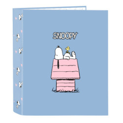 CARPETA F. 4 ANILLAS 35MM LOMO ANCHO SNOOPY SAFTA26 512639657 33X27 UNIDAD