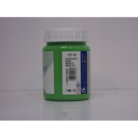 PINTURA CHALK PAINT BOTE 75ML CP-18 ALBAHACA UNIDAD 104416