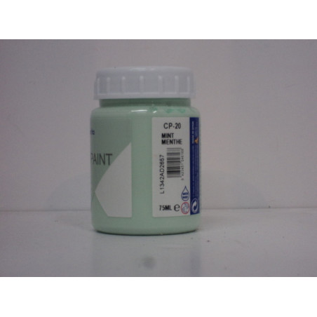 PINTURA CHALK PAINT BOTE 75ML CP-20 MINT UNIDAD 104616