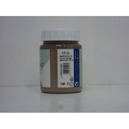 PINTURA CHALK PAINT BOTE 75ML CP-25 MARRON EIFFEL UNIDAD 105116