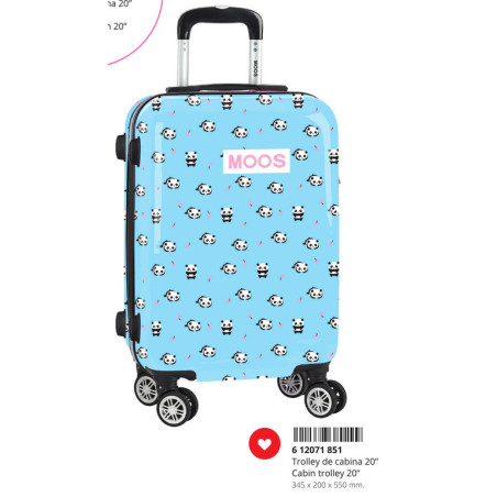 TROLLEY CABINA 20" MOOS "PANDA" 612071851 55*34,5 SAFTA22