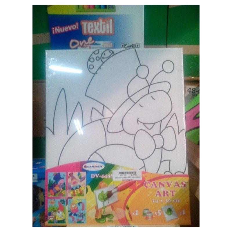 BASTIDOR C/LIENZO SORT PREDISEÑADO C/PINTURAS 1441