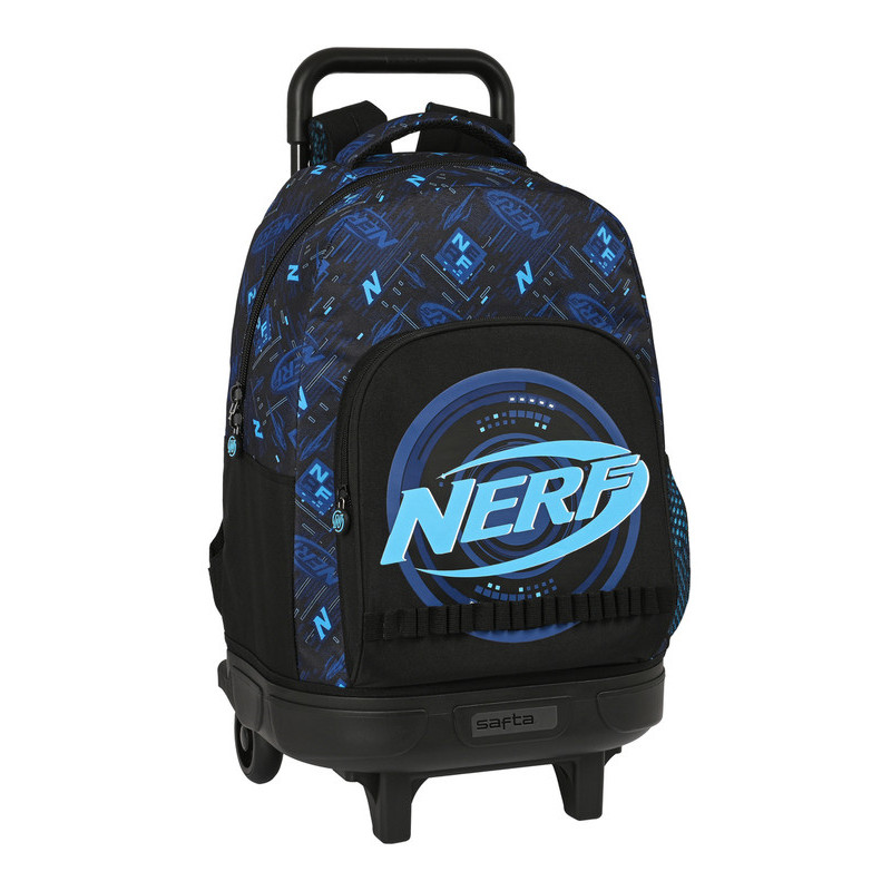 MOCHILA GDE. C/RUEDAS COMPACT EXTRAIBLE NERF "BOOST" SAFTA23 ENERO 612340918