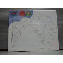 BASTIDOR C/LIENZO PRYSE PREDISEÑADO 25*30 C/PINTURAS 6350001