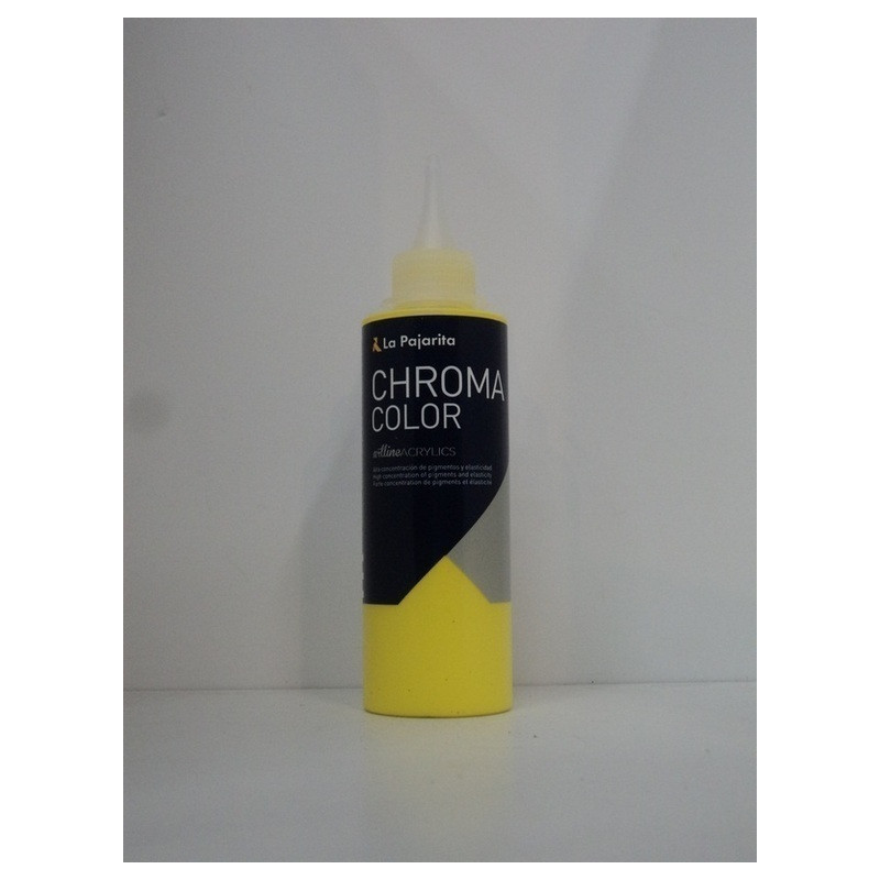 PINTURA CHROMA COLOR 200ML CC-01 AMARILLO AZO LIMON PRIMARIO UNIDAD 124047