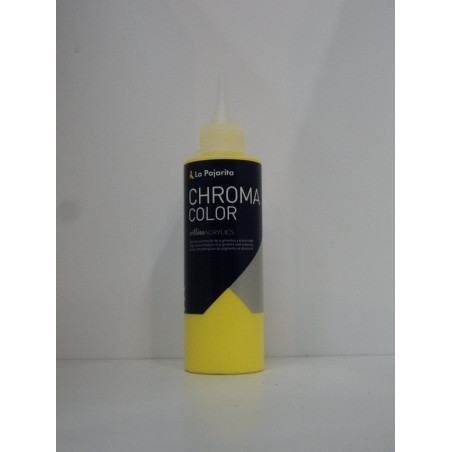 PINTURA CHROMA COLOR 200ML CC-01 AMARILLO AZO LIMON PRIMARIO UNIDAD 124047