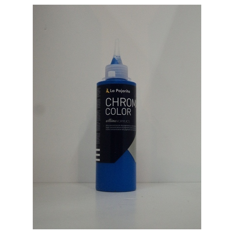 PINTURA CHROMA COLOR 200ML CC-16 CYAN PRIMARIO UNIDAD 122647