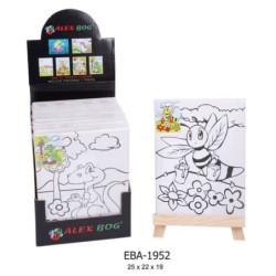 BASTIDOR C/LIENZO ALEX BOG PREDISEÑADO C/PINTURAS EBA-1952 ^