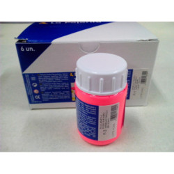 PINTURA FLUORESCENTE 35 ML ROJO AMAPOLA F-3 117022