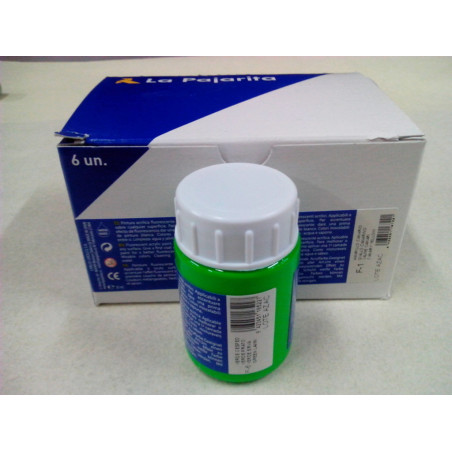 PINTURA FLUORESCENTE 35 ML VERDE CESPED F-5 116522