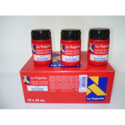 PINTURA 35 ML BERMELLON C/6U L-7 110322