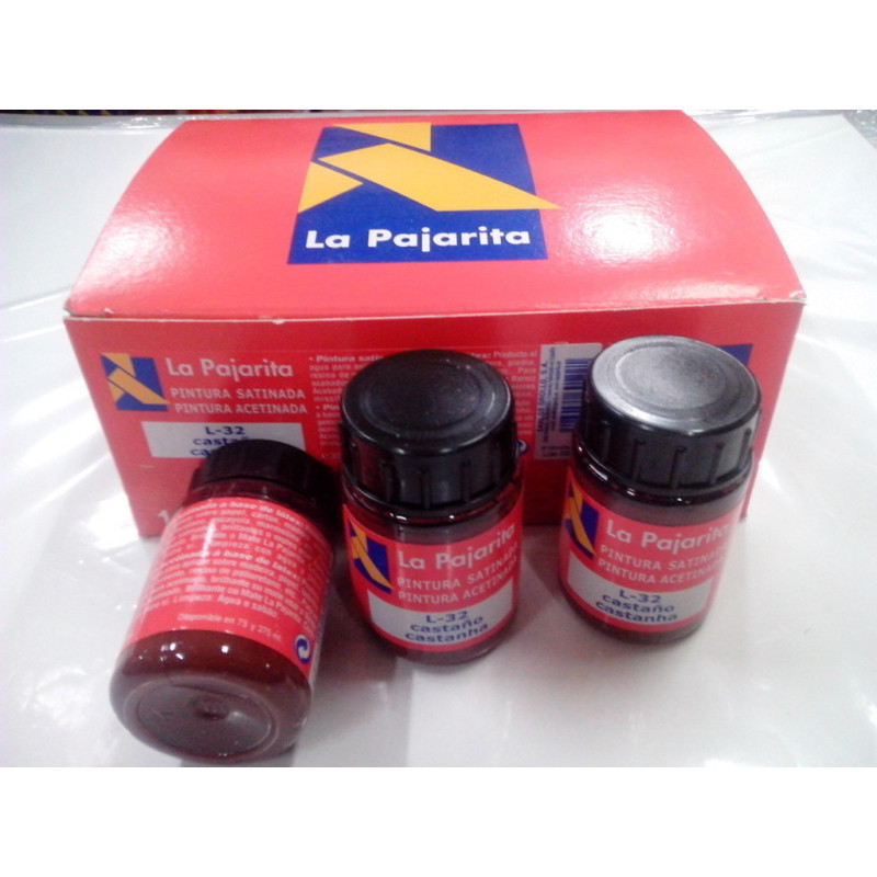 PINTURA 35 ML CASTAÑO C/6U L-32 169122