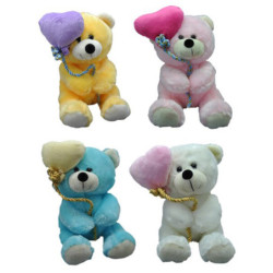 PELUCHE REGALPAP OSO CORAZON 18CM 4MOD SURTIDOS 4700 ^