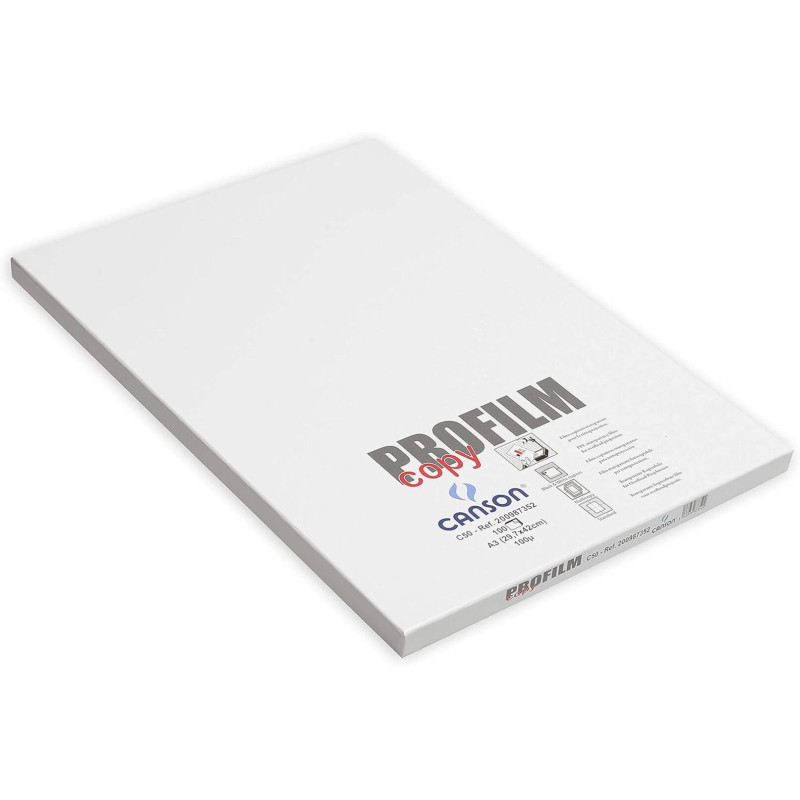 TRANSPARENCIA A3 CANSON PROFILM COPY C/100U 100 MICRAS C200987352 FILA