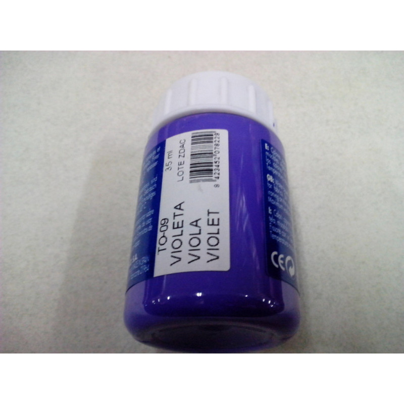 PINTURA PARA TELA OPAQUE 35ML UNIDAD TO-09 VIOLETA 207822