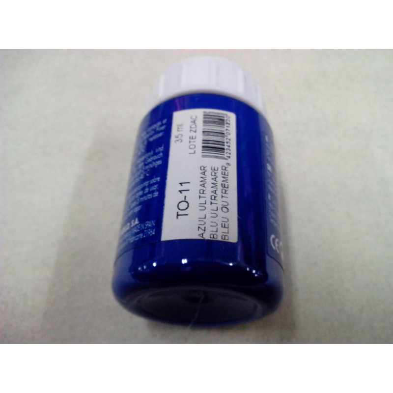 PINTURA PARA TELA OPAQUE 35ML UNIDAD TO-11 AZUL ULTRAMAR 207122