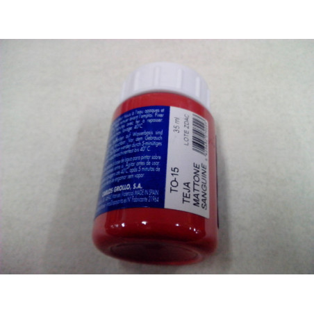 PINTURA PARA TELA OPAQUE 35ML UNIDAD TO-15 TEJA 207022