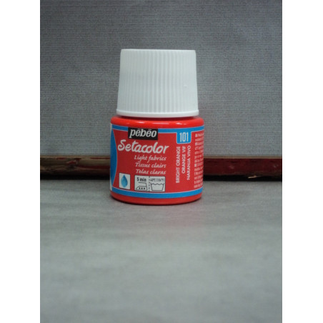 PINTURA PEBEO SETACOLOR TRANSPARENTE 45ML NARANJA VIVO C-101