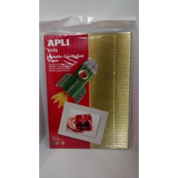 CARTON ONDULADO METAL SURTIDO 4H A4 APLI 13827 ^