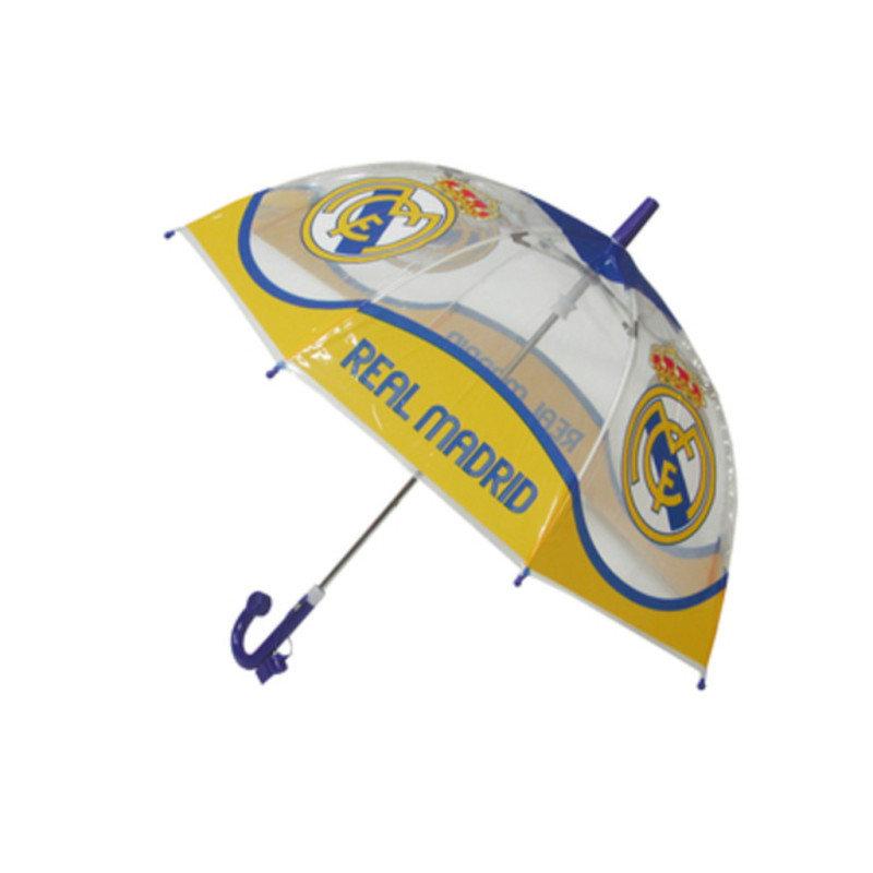 PARAGUAS CYP REAL MADRID INFANTIL CON SILBATO AG-70-RM ^