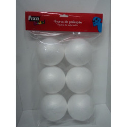 BOLA POLIESPAN 80MM B/6U FIXO KIDS 68 00 84 00 GRAFOPLAS