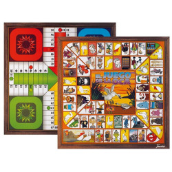 TABLERO PARCHIS-OCA 4JUGADORES 40x40CM FOURNIER