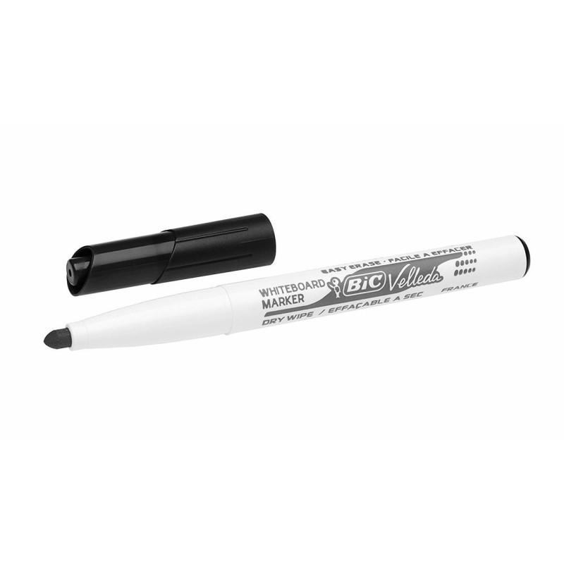 ROTULADOR BIC VELLEDA MEDIUM NEGRO C/12U BIC 1199174109