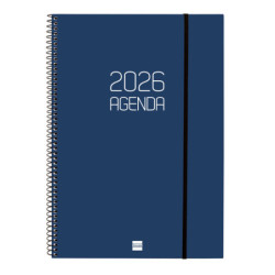 AGENDA OPAQUE E40 SVH 2026 AZUL+ FINOCAM26 742781026 217 X 14 X 297 MM