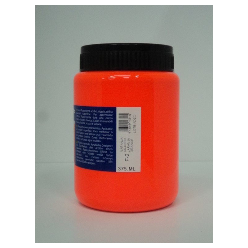 PINTURA FLUORESCENTE 375 ML NARANJA F-2 116613