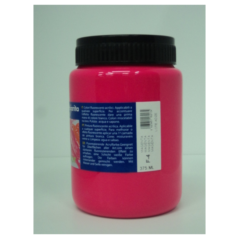 PINTURA FLUORESCENTE 375 ML MAGENTA F-4 116213