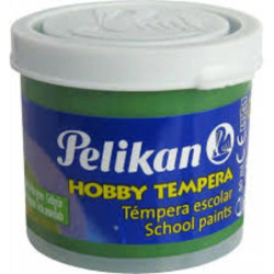 TEMPERA PELIKAN  HOBBY 40ML VERDE AMARILLENTO C/6U