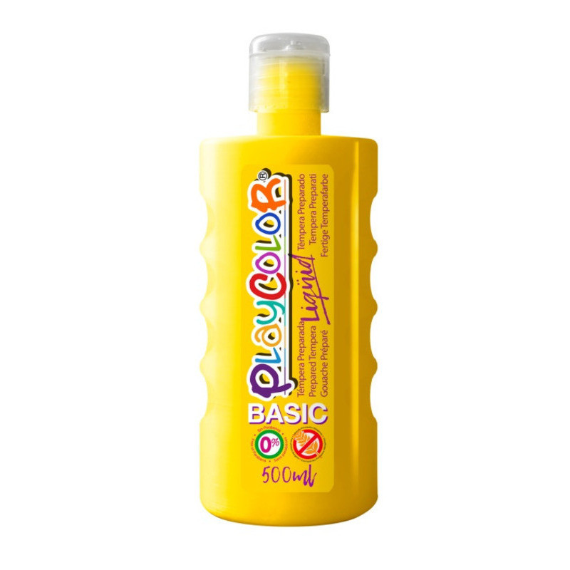 TEMPERA INSTANT PLAYCOLOR LIQUIDA 500ML AMARILLO 19351