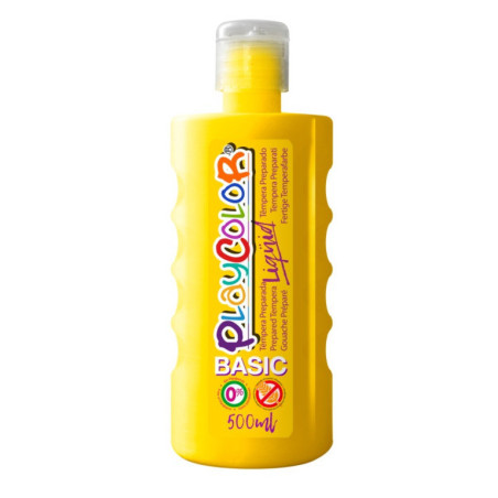 TEMPERA INSTANT PLAYCOLOR LIQUIDA 500ML AMARILLO 19351