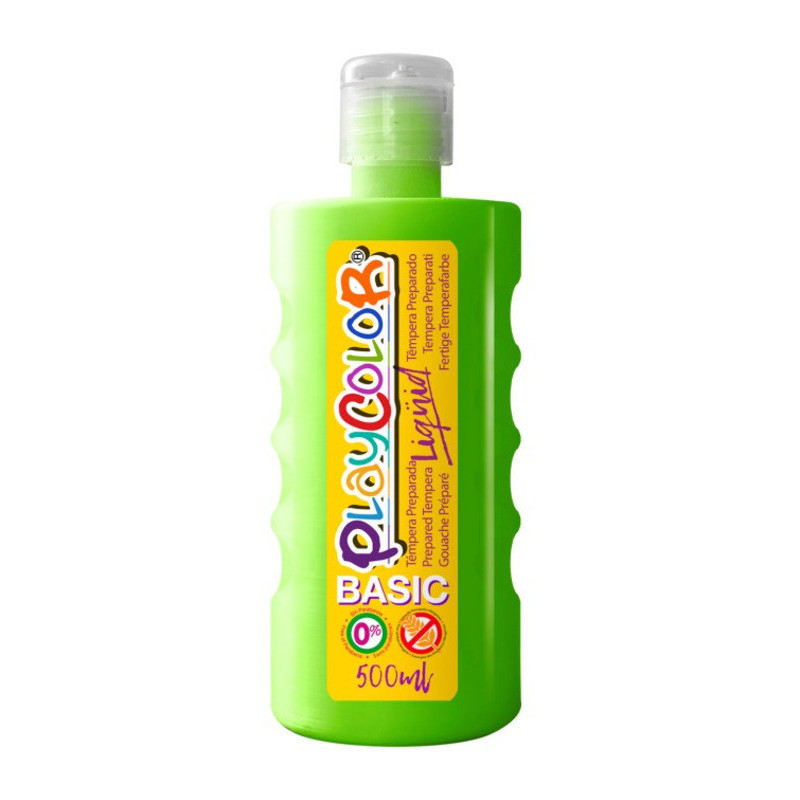 TEMPERA INSTANT PLAYCOLOR LIQUIDA 500ML VERDE CLARO 19401