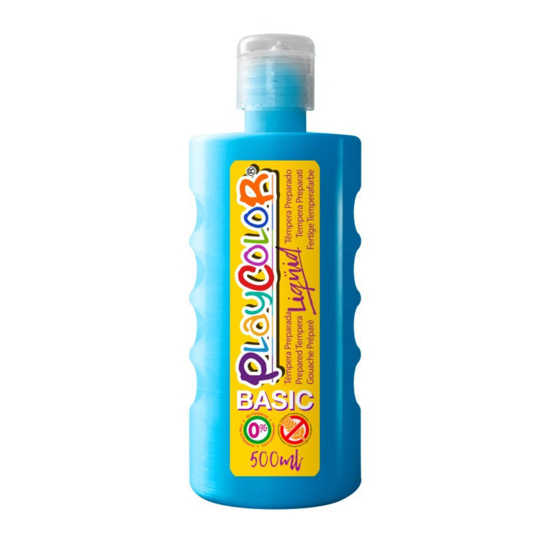 TEMPERA INSTANT PLAYCOLOR LIQUIDA 500ML AZUL CLARO 19421