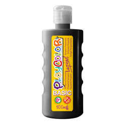 TEMPERA INSTANT PLAYCOLOR LIQUIDA 500ML NEGRO 19461